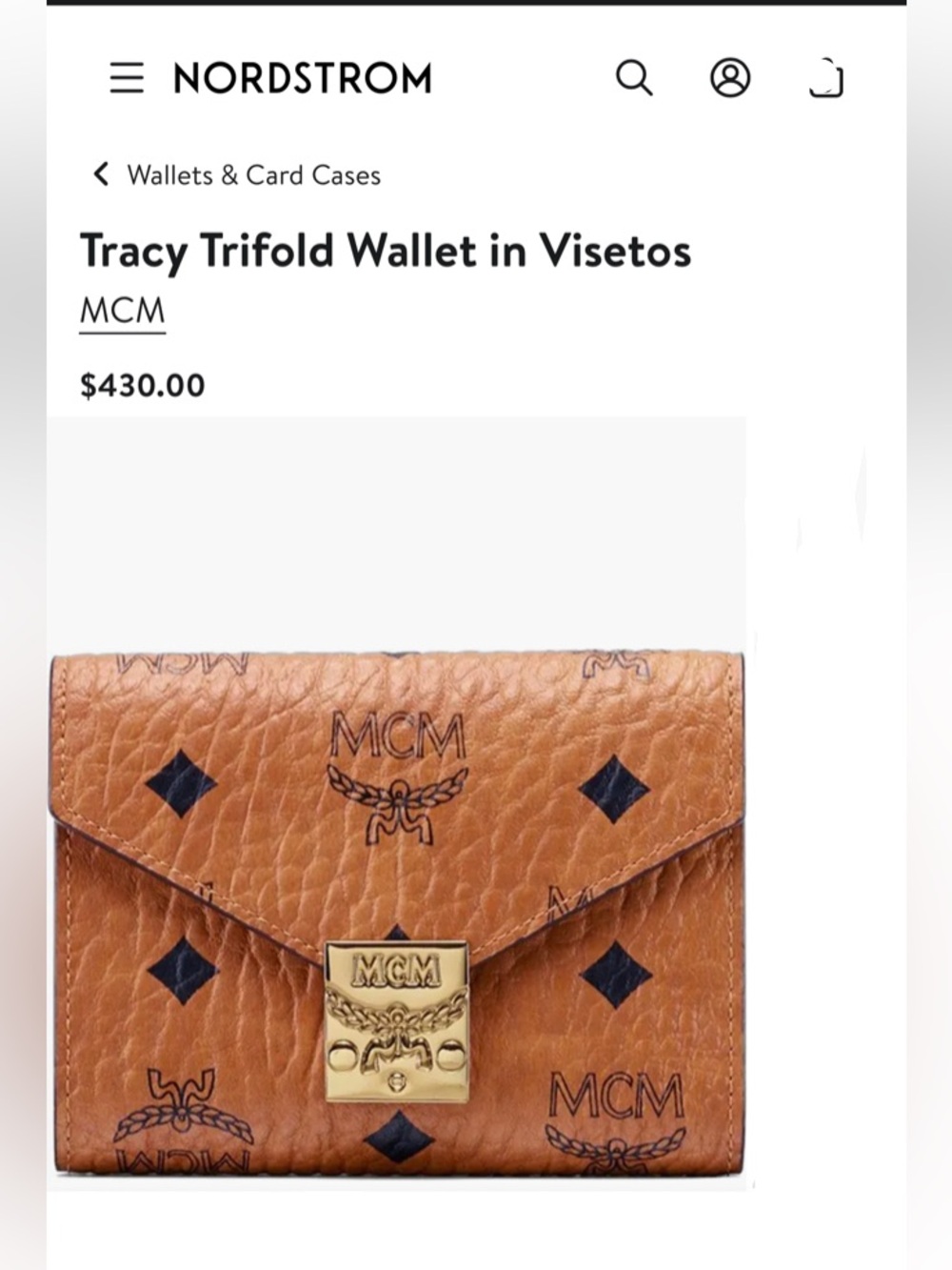 MCM Tracy Trifold Women’s Wallet✨ - Picture 10 of 10